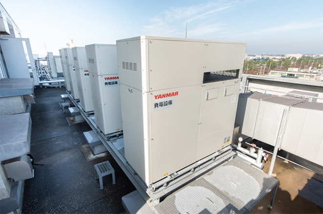 多くの精密機器を擁する研究開発部門でガスコージェネレーションシステムが活躍
