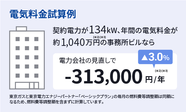 電気料金試算例