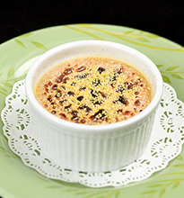 Crème potiron à la vanille　ヴァニラ風味のカボチャのスープ