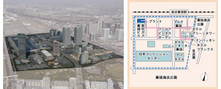 幕張新都心インターナショナル・ビジネス地区 俯瞰図